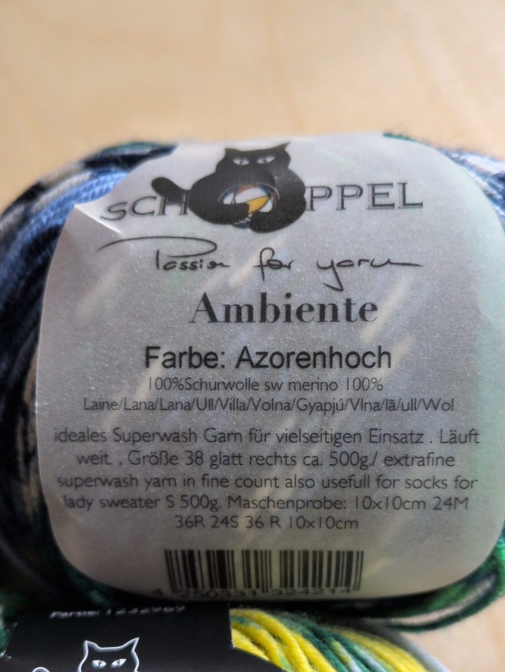 3 Skeins "Ambiente" Schoppel Sport Weight Yarn Dana's Destash!, - Picture 4 of 8